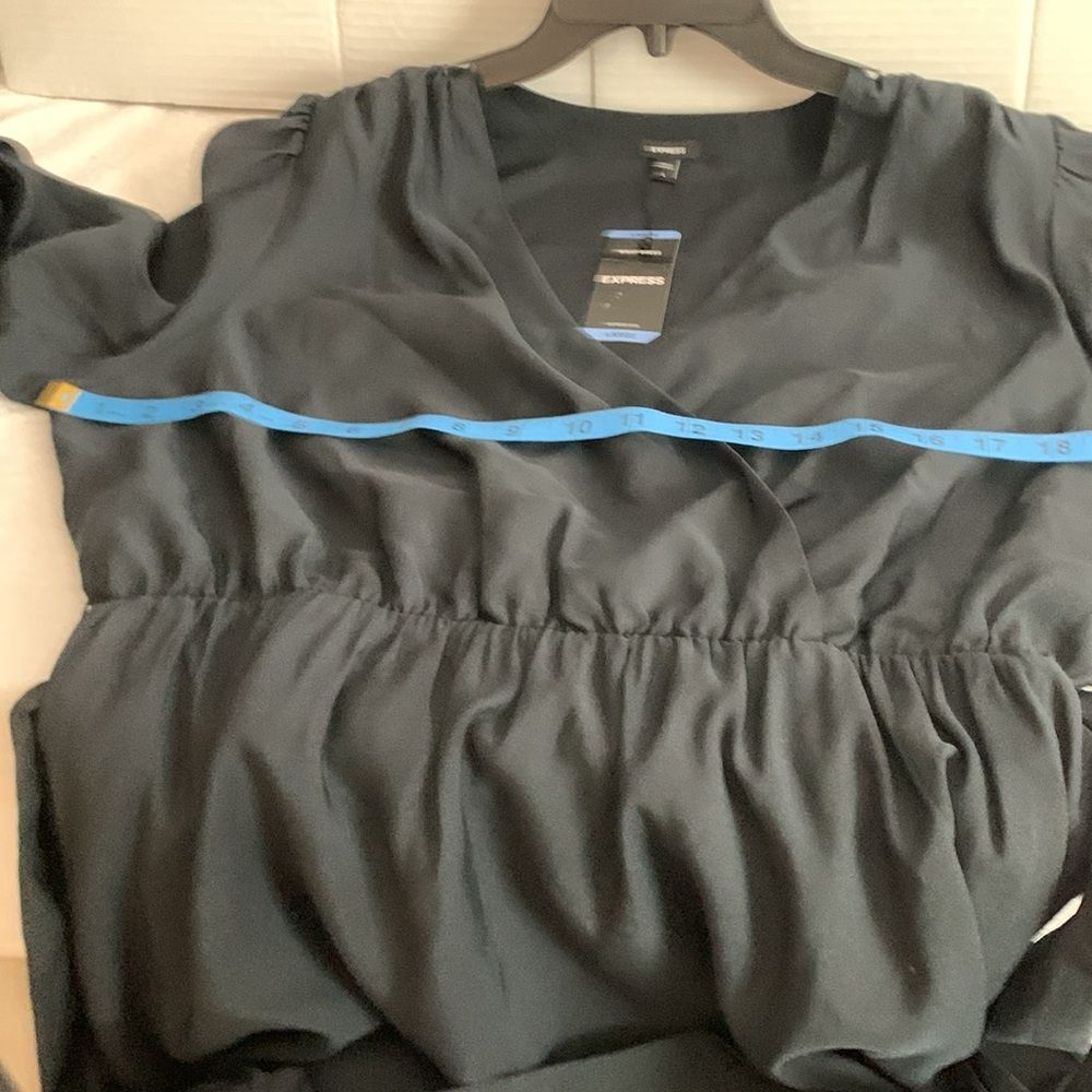 Express NWT BlackWrap Dress - Picture 16 of 16